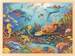 Goki Fából készült puzzle Great Barrier Reef 96 darab