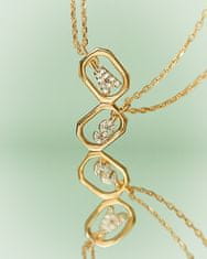 PDPAOLA Gyönyörű aranyozott nyaklánc "S" betű LETTERS CO01-530-U (lánc, medál)