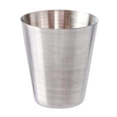 aptel 6db rozsdamentes acél hordozható pohár készlet 30ml + zacskó