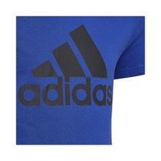 Adidas Póló kiképzés kék S Big Logo Tee JR