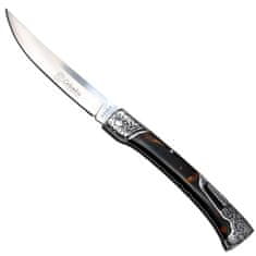 COLUMBIA COLUMBIA Outdoor összecsukható kés-23,8/13cm-Fekete/Barna