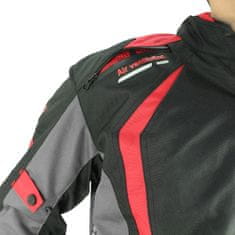 Cappa Racing Női moto kabát AREZZO textilní fekete/piros - M - 05757 M