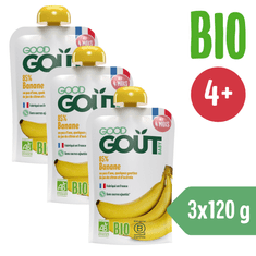 Good Gout BIO Banán, 3 x 120 g