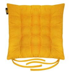 Eurofirany Ada Chair Pillow" 40x40x6 cm Mustard "