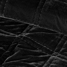 Eurofirany Kristin 2 ágytakaró 170x210 cm Fekete