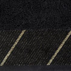 Eurofirany Törülköző Evita (10) 70x140 cm Fekete