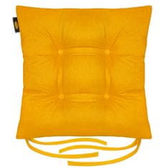 Eurofirany Ada Chair Pillow" 40x40x8 cm Mustard "