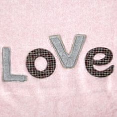Eurofirany Love1 takaró 150x200 cm Rózsaszín