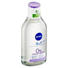 Nivea MicellAir 5 az 1-ben Nyugtató, parfüm nélküli micellás víz érzékeny bőrre, 400 ml