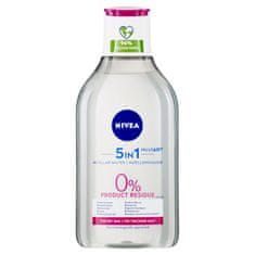 Nivea MicellAir 5 az 1-ben Gyengéd micellás víz parfüm nélkül száraz bőrre, 400 ml