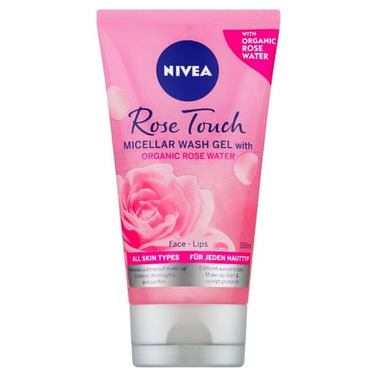 Nivea Nivea Rose Touch Tisztító micellás gél, 150 ml