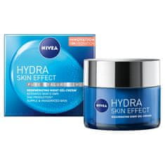 Nivea Nivea Hydra Skin Effect Regeneráló éjszakai hidratáló gél-krém, 50 ml