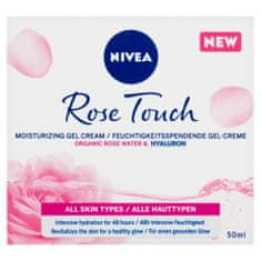 Nivea Nivea Rose Touch Hidratáló napi gél-krém, 50 ml