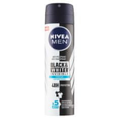 Nivea NIVEAMen Black & White Invisible Fresh izzadásgátló spray, 150 ml