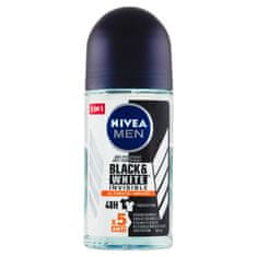 Nivea Men Black & White Invisible Ultimate Impact Ball izzadásgátló, 50 ml