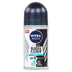 Nivea Men Black & White Invisible Fresh Ball izzadásgátló, 50 ml