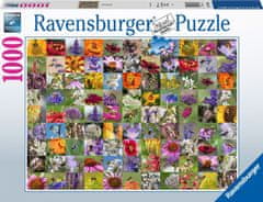 Ravensburger Puzzle Méhek virágon 1000 db