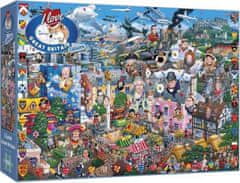 Gibsons Puzzle I love England 1000 db