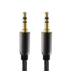 MG audio kábel 3.5mm mini jack M/M 3m, fekete