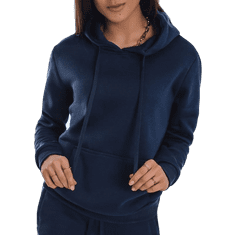 Dstreet Női kapucnis pulóver BASIC gránátvörös by0762 S
