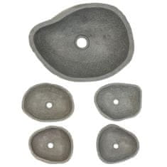 Greatstore ovális folyami kő mosdókagyló 38-45 cm