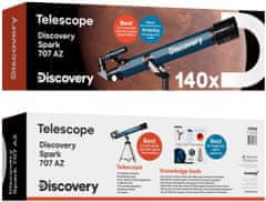Levenhuk Discovery Spark 707 AZ teleszkóp könyvvel