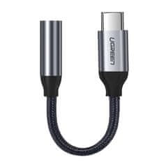 Ugreen Ugreen adapter USB/C-3,5mm jack - 10cm - Szürke