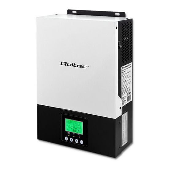 Qoltec Hibrid off-grid napelemes inverter 2,4 kW | 80A | MPPT | Sinus