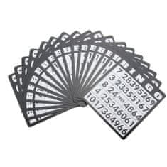 Northix Bingo készlet 18 kártyával 