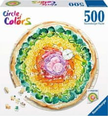 Ravensburger Kerek puzzle Színkör: pizza 500 db