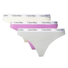 Calvin Klein 3 PACK - női tanga alsó PLUS SIZE QD3800E-CFU (Méret 3XL)
