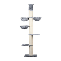 RHR Quality Macskakaparó Maine Coon Tower Light Grey PLUS