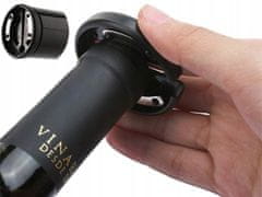 Verk 07105 Automatický elektrický otvírák na víno USB, LED černý