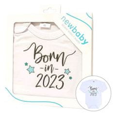 BABY born Nyomtatott test 2023-ban született baba - ajándékcsomag - 74 (6-9m)