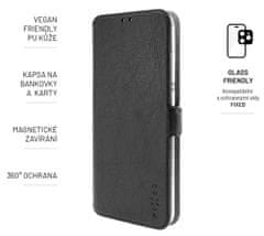 FIXED Vékony könyv típusú tok Téma Xiaomi Redmi 12 FIXTOP-1173-BK, fekete