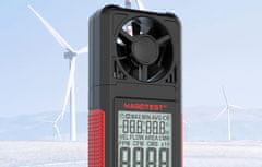 Habotest Digitális szélmérő LCD szél- és hőmérsékletmérő