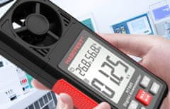 Habotest Digitális szélmérő LCD szél- és hőmérsékletmérő