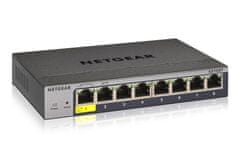 shumee NETGEAR GS108T v3 8P GE SMART MANAGED PRO SWITCH