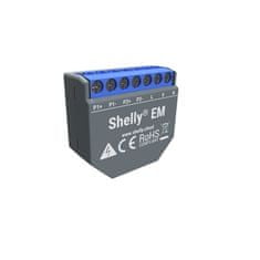 Shelly EM teljesítménymérő modul 2 csatorna 50A és 120A között