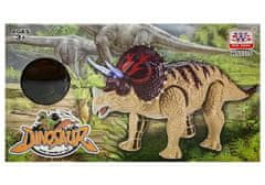 Lean-toys Dinoszaurusz Triceratops zöld elemekkel