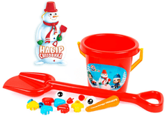 Lean-toys Hóember készítő készlet piros 6498