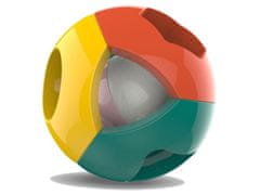 Lean-toys Színes labda csörgő geometrikus figurák babáknak
