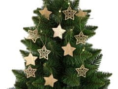 shumee Karácsonyi csecsebecsék fa csillagok karácsonyfadísz 12 db