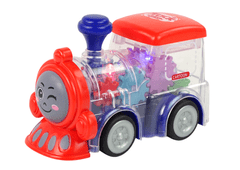 Lean-toys Happy Locomotive kisgyermekeknek súrlódási meghajtó LED fények