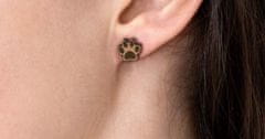 BeWooden női fából készült fülbevalók Paw Earrings univerzális