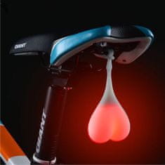 Northix Vicces kerékpár lámpa - LED - piros fény 
