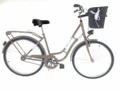Kands  Retro Női kerékpár, 26" kerék, 155-180 cm magasság, Kávé