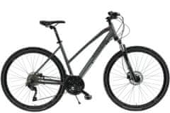 Kands Kands Avangarde Női kerékpár 28" 27 fokozat, Alumínium, Grafit/Rózsaszín 19" - 168-185 cm magasság