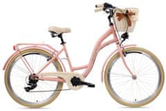 Goetze  Mood Női kerékpár 6 fokozat 26″ kerék 17” váz 155-180 cm magassag, Rózsaszín