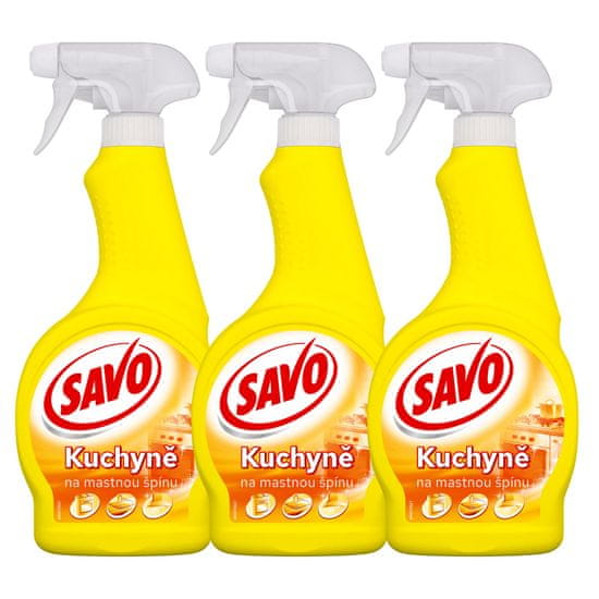 Savo Konyhai tisztító spray 3 x 500 ml